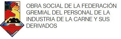 Logo de Obra Social de LA FEDeración GREMIAL DE LA INDustria dE LA CARNE Y SUS DERIVADOS